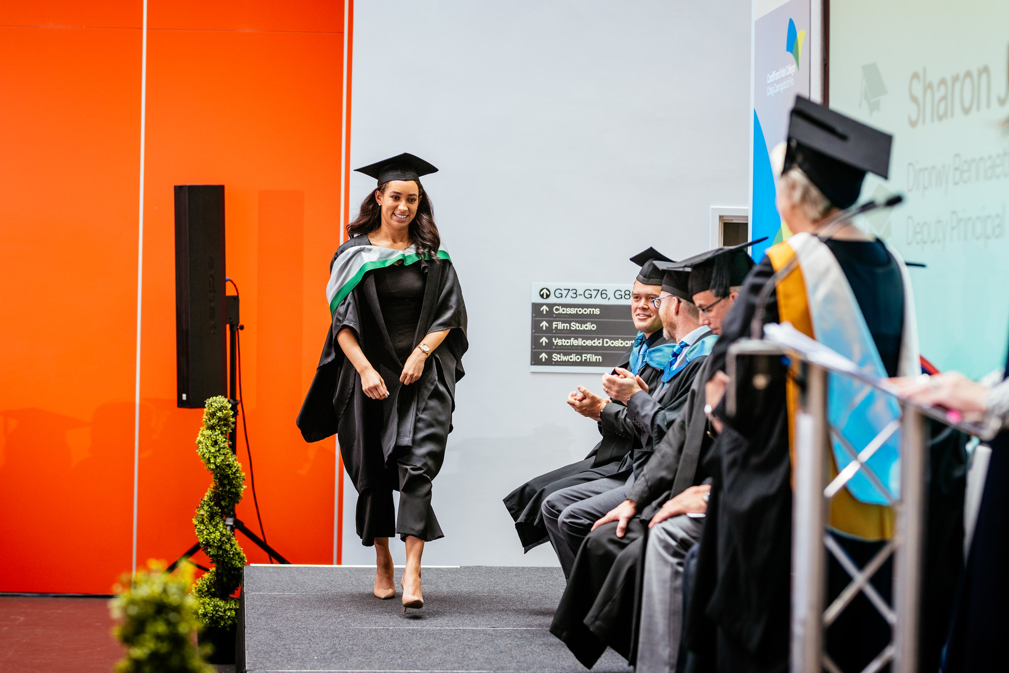 graduation ceremony stage